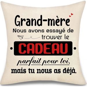 ERSHI-Grand-mère Nous Avons Essayé de Trouver Le Cadeau Parfait pour Toi mais Tu Nous as Déjà Housse de Coussin pour Femme Mamie C[2877] - Neuf