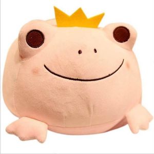 Grenouille En Peluche Rose Super Douce, 34,8 Cm, Idéale Pour La Literie Des Enfants, Cadeau De Noël Ou D'anniversaire. Jouet Grenouille Kawaii. - Neuf