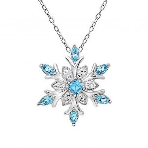 Collier Pour Dames Pendentif Flocon De Neige Confortable À Porter Bijoux Élégant Femmes Pendentif Collier Pour Outdoor - Neuf
