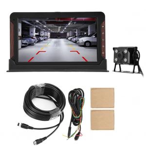 Camera De Tableau De Bord 7 Pouces 1080p 170¡Ã Grand Angle Vision Nocturne Double Objectif Enregistreur De Vue Arriere De Voiture - Neuf