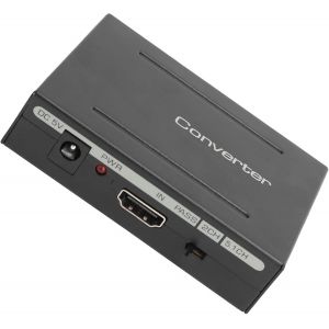 Convertisseur D'extracteur Audio,Convertisseur Audio,Convertisseur D'extracteur Audio,Séparateur Audio,Interface Multimédia Haute Définition vers Audio+ SPDIF+ R/L (Noir) - Neuf