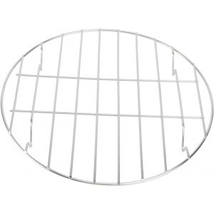Ulteronixshop-Grille de Cuisson Ronde en Acier Inoxydable - 25 cm - Grille &agrave; g&acirc;teau Polyvalente et Accessoires de Barbecue pour - - BBQ et p&acirc;tisserie - Id&eacute;ale pour la Viande, Les l&eacute;gumes et Les - Neuf