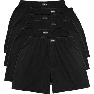 Calecon Homme Lot De 6,Boxer Coton Respirant,Caleçon Long Et Doux Style Rétro,Idéal Pour La Maison Et Les Voyages(M-Xxl) - Neuf