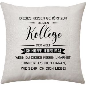 Ershi-Cette Housse De Coussin Fait Partie Du Meilleur Cadeau Pour Collègue, Idée De Cadeau D'anniversaire, De Noël Pour Vos Collèg[9172] - Neuf