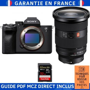 Sony Alpha 7 IV + FE 24-70mm f/2.8 GM II + 1 SanDisk 32GB Extreme PRO UHS-II SDXC 300 MB/s + Guide PDF MCZ DIRECT '20 TECHNIQUES POUR RÉUSSIR VOS PHOTOS - Neuf