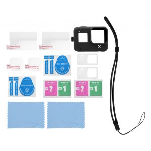 Etui de protection en silicone souple avec dragonne pour GoPro 8 Black - Neuf