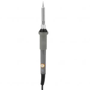 Kit de fer a repasser electrique a temperature reglable avec 53 pointes de fer, gris, prise americaine 110 V - Neuf