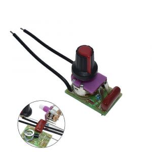 Gouverneur de moteur PWM AC 220V 100W Haute Puissance Ventilateur D'échappement Régulation de la vitesse LED Module de gradateur Contrôleur de vitesse du moteur Kit de bricolage - Neuf