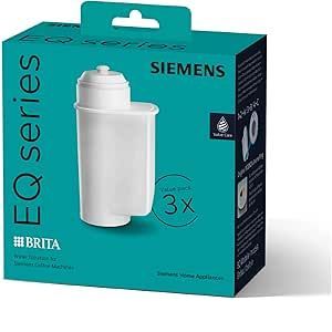 SIEMENS TZ70033A Filtre à Eau TZ70003 pour Machine à Expresso TK7 Lot économique x 3 Brita Intenza, Plastique, Blanc - Neuf