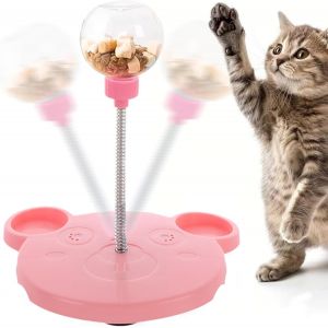 Jouet intelligent pour chien-Jouet interactif pour chien-Balle pour chat-Balle pour chien de petite,moyenne et grande taille-Rose - Neuf