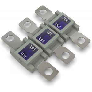 Fusible Mega À Courant Élévé/Verrouillage À Vis 80-500A Choix : 300A Ampères, Gris, 3 Pièces[CAR8301373] - Neuf