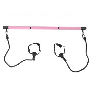 Barre De Pilates Reglable En 3 Sections, Baton D'entra&icirc;nement Pilates Portable, Extracteur De Musculation Amovible Pour Equipement De Gym A Domicile - Neuf