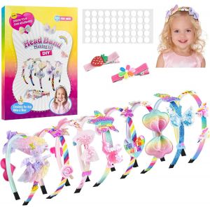 KALANKA-Licorne Cadeau Fille 4 5 6 7 8 9 10 11 12 Ans Jouet Serre Tete Loisirs Créatifs Jeux Anniversaire Idée Accessoires Cheveux Creatif Enfant Kit Bricolage Activités pas Cher Petite Manuelles Cad - Neuf