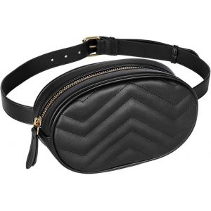Femmes Sacs De Taille Imperméable En Cuir PU Ceinture Sac Banane Bandoulière Bumbag - Neuf