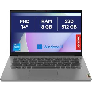 lbgwp60-Ideapad 3 14Itl6 - Ordinateur Portable 14'' Fhd (Intel Core I5-1155G7, Ram 8Go, 512Gb Ssd, Iris Xe Graphics, Windows 11 Home) Clavier Azerty Français - Gris - Neuf