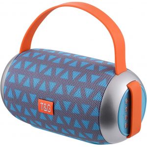 Enceinte Bluetooth Rechargeable 10 W Haut-Parleur Wifi Waterproof Radio Tg112 (Bleu Clair)[Z652] - Neuf