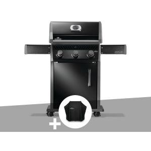 Barbecue &agrave; gaz Rogue 425 3 br&ucirc;leurs + Housse - Napol&eacute;on - Neuf