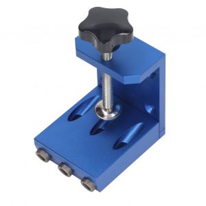 XYONG Gabarit de percage de poche oblique 9 mm, guide de percage, localisateur de percage, kit d'outils pour le travail du bois - Neuf