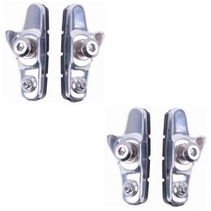 2 Paires De Plaquettes De Frein &Agrave; Disque Vtt, Patins De Frein De V&eacute;lo Vintage 77 Cm X 2 Pi&egrave;ces, Argent&eacute;es - Neuf