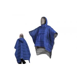 Sac De Couchage &Agrave; Capuche Portable - Bleu Fonc&eacute; - Neuf