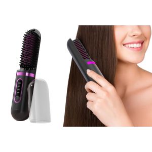 Brosse Lissante Sans Fil Avec Technologie Chauffante Mch Et Batterie Rechargeable - Neuf