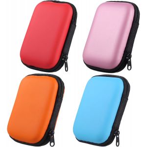 Sansh-4 Boîtes De Rangement Pour Cartes À Jouer, Étui De Protection Pour Uno, Cabo, Uno Flip - 4 Couleurs (11 X 8 X 4 Cm) - Compatible Avec Jeux De Cartes Classiques - Neuf