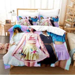 Parure De Lit Singers M-Melanie Martinez, Taie D'oreiller, Impression 3d, Album De Maison De Poupée, Housse De Couette, Cadeaux Pour Garcon S Et Filles - Neuf