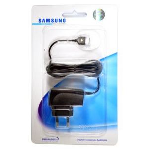 Samsung - Adaptateur Secteur - Noir - Pour Gt-B2100, E1180, E1190, E1200, E1202, E1230, E2121, E2200, E2222, E2250, E2350, E2652 - Neuf