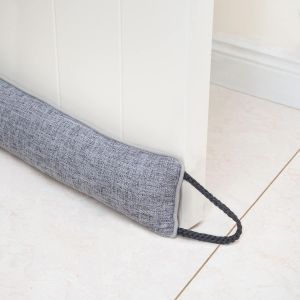 Bas de Porte décoratifs Coupe Vent 76cm pour Porte et fenêtre,Coupe Courant d'air Animal lesté,Coupe-Courant d'air lesté Bloqueur de Bruit pour Le Bas de la Porte d'entrée-Gris 30 - Neuf