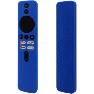 Coque Compatible Avec Xiaomi Tv Box S 3Rd Gen/Xiaomi Tv Box 4K 2, Anti-Chute, Anti-Collision, Ultra-Mince Et Léger Silicone Télécommande Étui De Protection. Bleu - Neuf