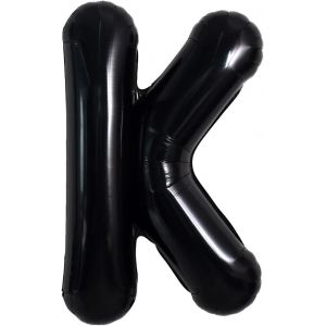 ChicSlick-Grand Ballon Noir De 40 Pouces K - Lettre Géante En Hélium, Feuille D'Aluminium Film Polyester Pour Fête D'Anniversaire Et Saint-Valentin - Articles Décoratifs[X1252] - Neuf