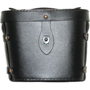 BLAZEFLUX-Etui jumelles 6x30 serie M3 noir marron cuir avec sangle reglable 6x 8x (noir) - Neuf
