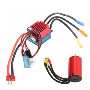 Moteur Sans Balais S2845 3700 Kv, Controleur De Vitesse Electrique Etanche 35 A, Pour Traxxas Hsp 1/12 Rc - Neuf