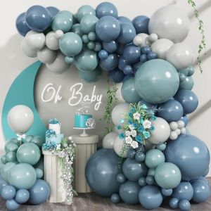 AYUHR-Monster Jam Inc Kit d'arche de ballons vert pastel, rose, violet, guirlande de ballons vert menthe clair, orange pastel, ballons nude pour décoration de fête d'anniversaire pour enfants - Neuf