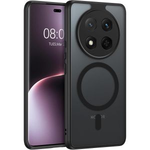 Kal-Coque Honor Magic 7 Lite, Compatible Avec Magsafe Protection Pour Honor Magic 7 Lite 5g Matte Fine Rigide Antichoc, Coque De Téléphone Pour Honor Magic 7 Lite//X9c/X60 Pro 6.78"" Magnétique Noir - Neuf