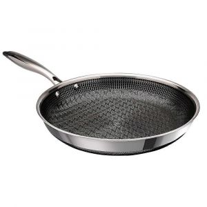 Tri-Clad Hybride De 11 Pouces Poêle À Frire Antiadhésive Avec Poignée Ergonomique, Lave-Vaisselle, Four, Compatible Avec Toutes Les Cuisinières, - Neuf