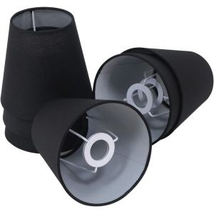 5.5"" E14 Petit Abat-Jour Lustre Candal en Tissu Applique Murale Abat-jour de Table,Blanc - Neuf