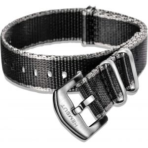 Bracelet, Seat Belt Bracelet De Montre Pour Les Hommes Femmes, Haut De Gamme En Nylon Souple De Qualit&eacute; Bracelets De Montre Avec Heavy Duty Bross&eacute; Boucle De 20mm - Neuf