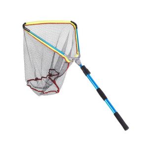 Épuisette De Pêche Télescopique En Aluminium Leo 79"" - Compacte, Durable Et Facile À Utiliser Pour Tous Les Pêcheurs - Neuf