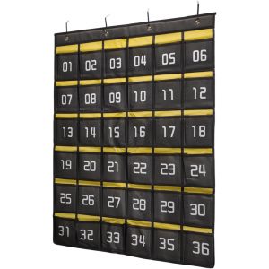 Tableau De Poche Pour T&eacute;l&eacute;phone Portable, 36 Poches Pour T&eacute;l&eacute;phone, Calculatrice, Organ Ur De Porte &Agrave; Suspen E Au Mur, Gris[Z1292] - Neuf