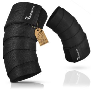 Genouill&egrave;re En Bande (1paire) Musculation, Prot&egrave;ge Genoux En Bande Halt&eacute;rophilie, Bandage Genou Fitness, Sangles Genou &Eacute;lastique, Powerlifting, Crossfit, Squats, Leg Press, Sport, Knee Wraps - Neuf