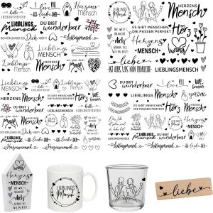 Rub On Lot De 4 Autocollants D'environ A5 19 X 14 Cm Film Lavable Pour D&eacute;coration De No&euml;l, Keraflott, Maison, Meubles, Verre, Bois, Album Photo, D&eacute;coration Diy, Esth&eacute;tique Des Autocollants - Neuf