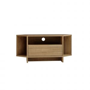 Meuble TV en bois "Viva" - 95 x 35 x 45 cm - Beige - Neuf