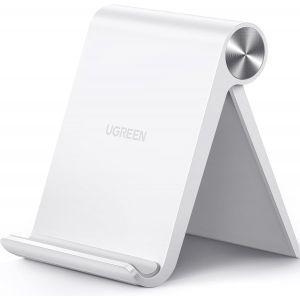 Support T&iquest;&iquest;l&iquest;&iquest;phone Bureau R&iquest;&iquest;glable Pose Smartphone Pliable Compatible avec iPhone 16 Plus Pro Max 15 14 13 12 Galaxy S24 Ultra S23 S22 S21 Pixel 9a 8a 7a 6a REDMI Note (Blanc) - Neuf