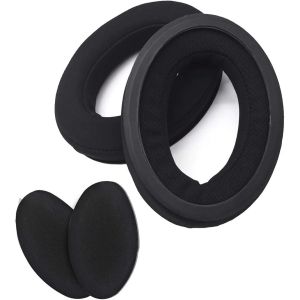 KAL-Hd515 Coussinets D'Oreille De Rechange Pour Casque Sennheiser Hd598, Hd598Se, Hd598Cs, Hd515, Hd555, Hd595, Hd558, Pc360 Casque Cache-Oreilles (Lamy Velours Black Earpad 1Pair) - Neuf