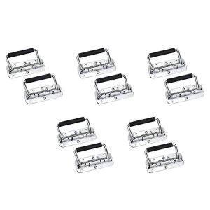10Pcs 304 en acier inoxydable Ressort Poignée Prop Box Outil Boîte en aluminium Poignée d'activité Poignée pliante I - Neuf