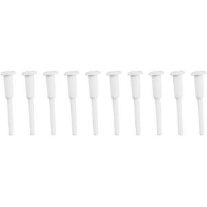 10 Pièces Kit De Remplacement Pour Ballon De Yoga Gonflable-Bouchons D'air Pour Balle De Fitness Et D'exercice (Blanc) - Neuf