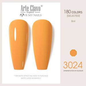 Arte Clavo 8ml Rouge Rose Couleur Tpo-Free Vernis &Agrave; Ongles Gel Lak Tremper Les Ongles Paillettes Uv Hybride Gel Laque Base Sup&eacute;rieure Gel Vernis.3024. - Neuf