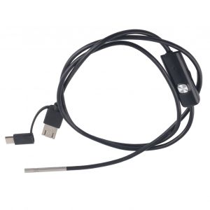Endoscope étanche haute définition 3 en 1 pour téléphone portable Android TypeC, objectif 3,9 mm (câble de 1 m) - Neuf