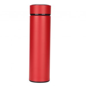Hjlian Bouteilles D'eau Isothermes En Acier Inoxydable De Qualite Alimentaire, Sures Et Faciles A Nettoyer, Filtre Amovible, 500 Ml, Sans Affichage De La Temperature, Rouge - Neuf